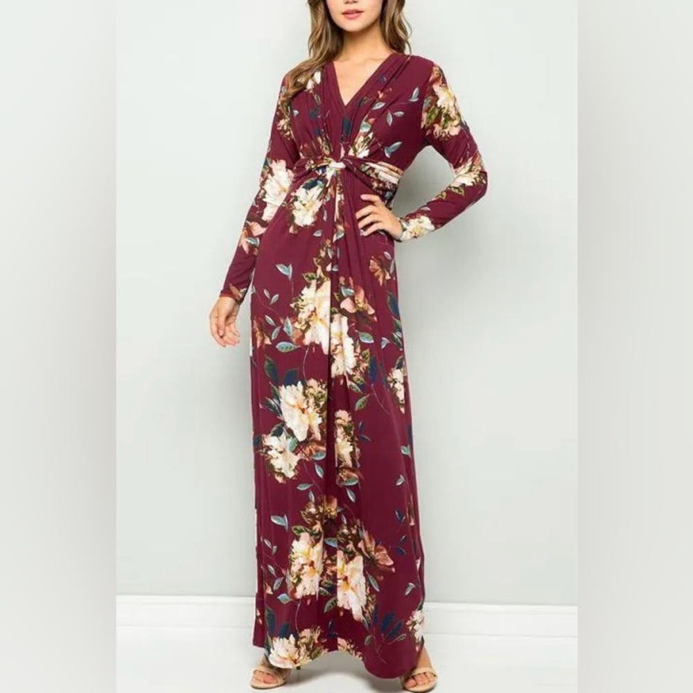 Pinkblush // Floral Maxi Dress